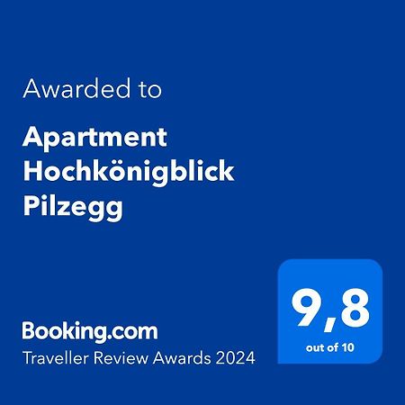 Apartment Hochkoenigblick Pilzegg Embach Exterior foto